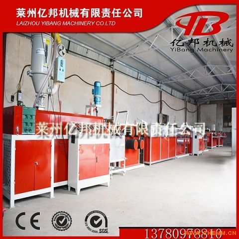 塑料圓絲拉絲機組、塑料胚子繩拉絲制繩機與電纜填充繩設備綜述